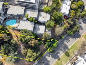 Vacant Lot Location Aerial View