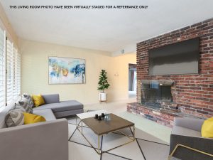 Living Room-virtual staging