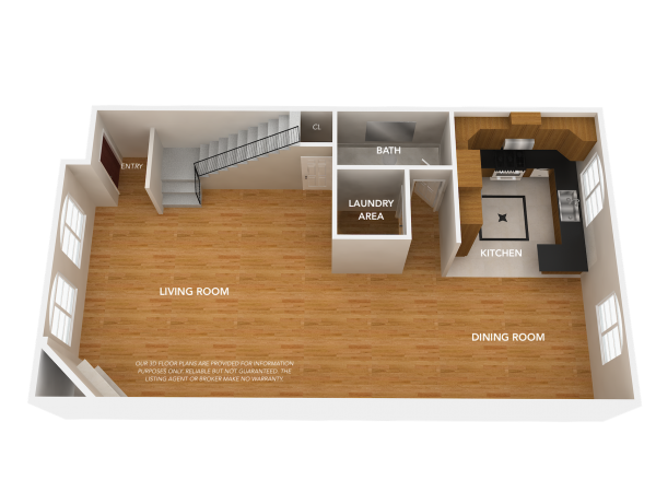 3D Floor Plan-Main Level1