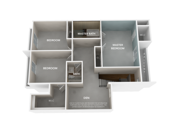 3D Floor Plan-Second Level1