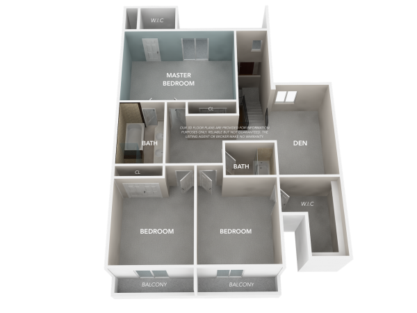 3D Floor Plan-Second Level4