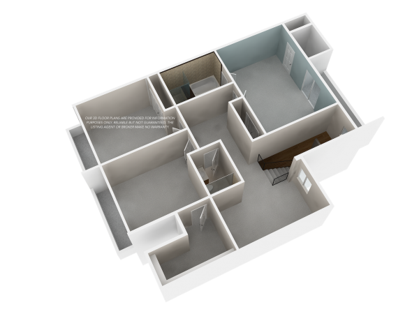 3D Floor Plan-Second Level7