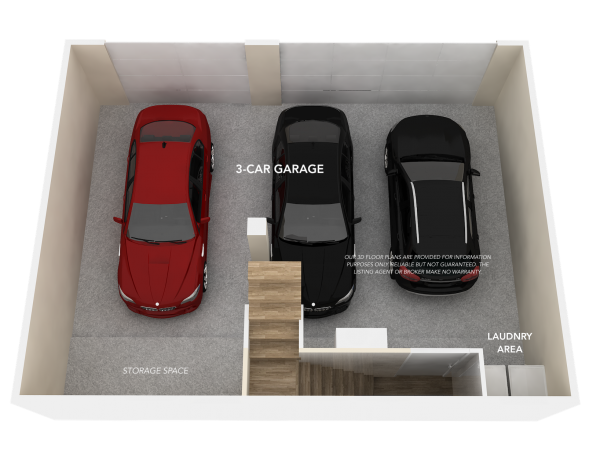 3D Floor Plan-Ground Level3