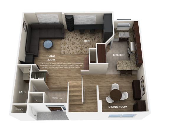3D Floor Plan-Main Level1