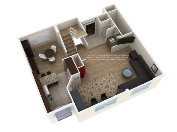 3D Floor Plan-Main Level7