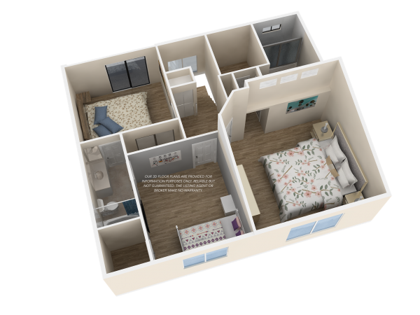 3D Floor Plan-Upper Level5