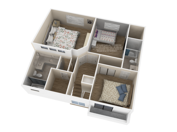 3D Floor Plan-Upper Level6