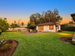 Backyard Twilight View