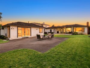 Backyard Twilight View