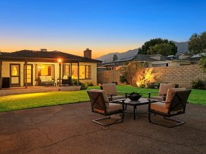 Backyard Twilight View