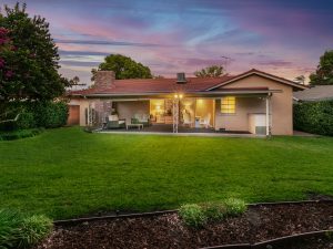 Backyard View Twilight
