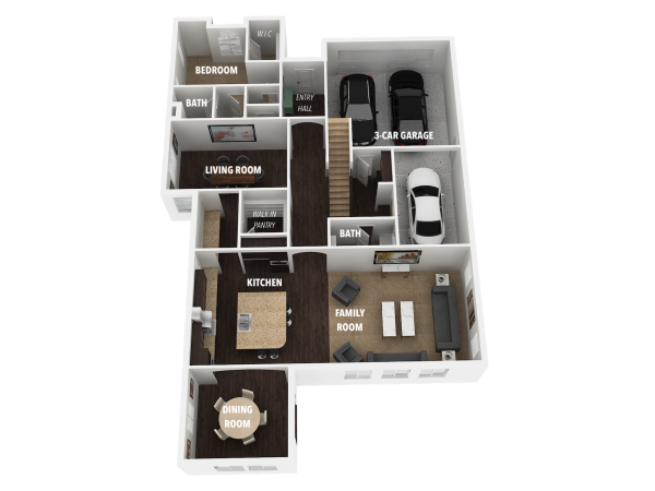 3D Floor Plan-Ground Level4