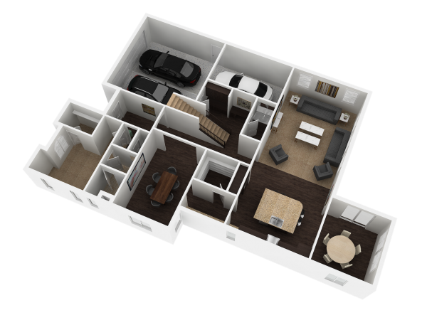 3D Floor Plan-Ground Level7
