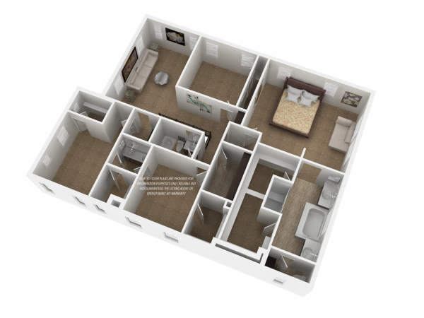3D Floor Plan-Second Level5