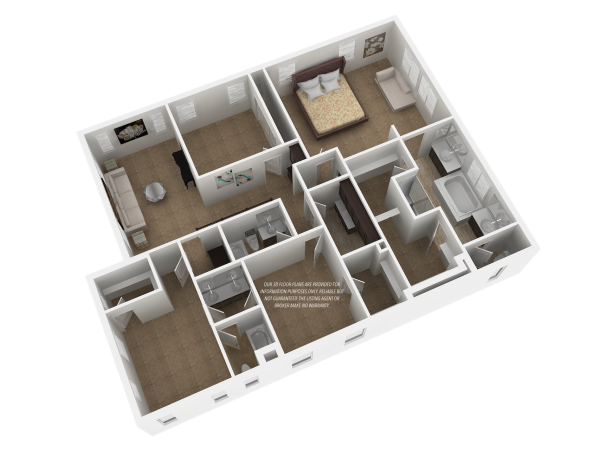 3D Floor Plan-Second Level6