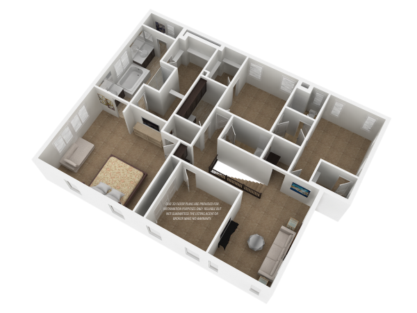 3D Floor Plan-Second Level7