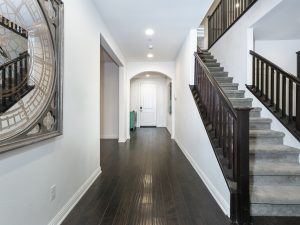 Entry Hall with Arched Opening
