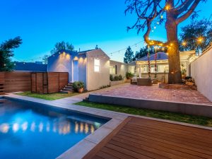 Backyard Twilight View