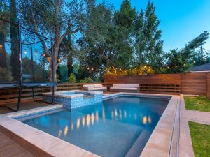 Backyard Twilight View