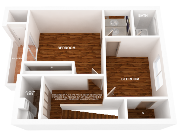 3D FLOOR PLAN-UPPER LEVEL3