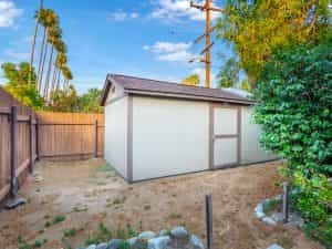 Backyard & Storage Shed