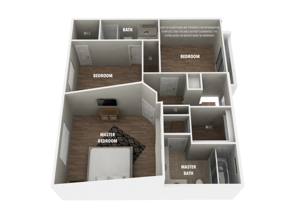 3D FLOOR PLAN-SECOND LEVEL4