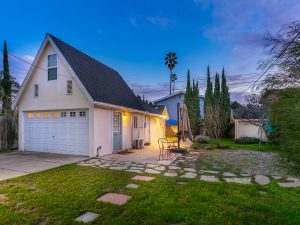Backyard Twilight View