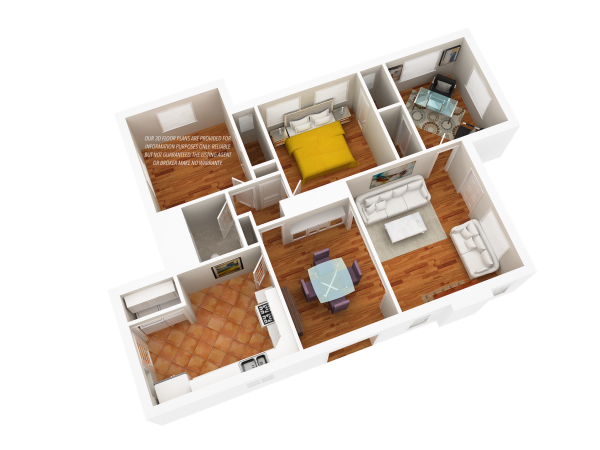 3D Floor Plan-Main Level6