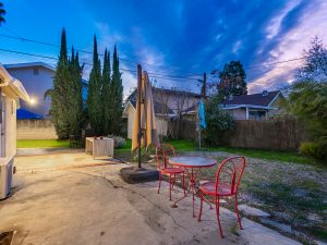 Backyard Twilight View